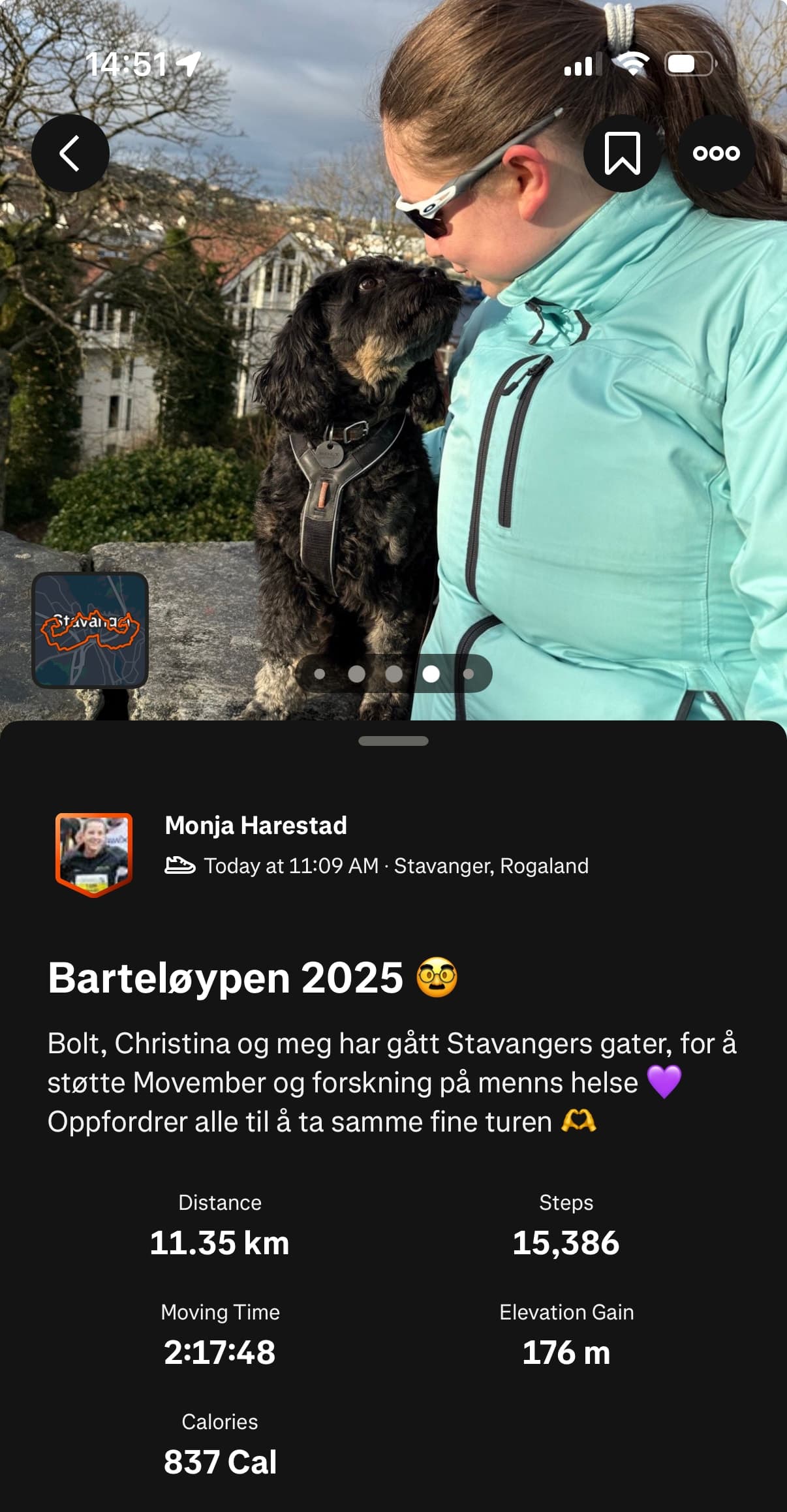 Monja Harestad s løp