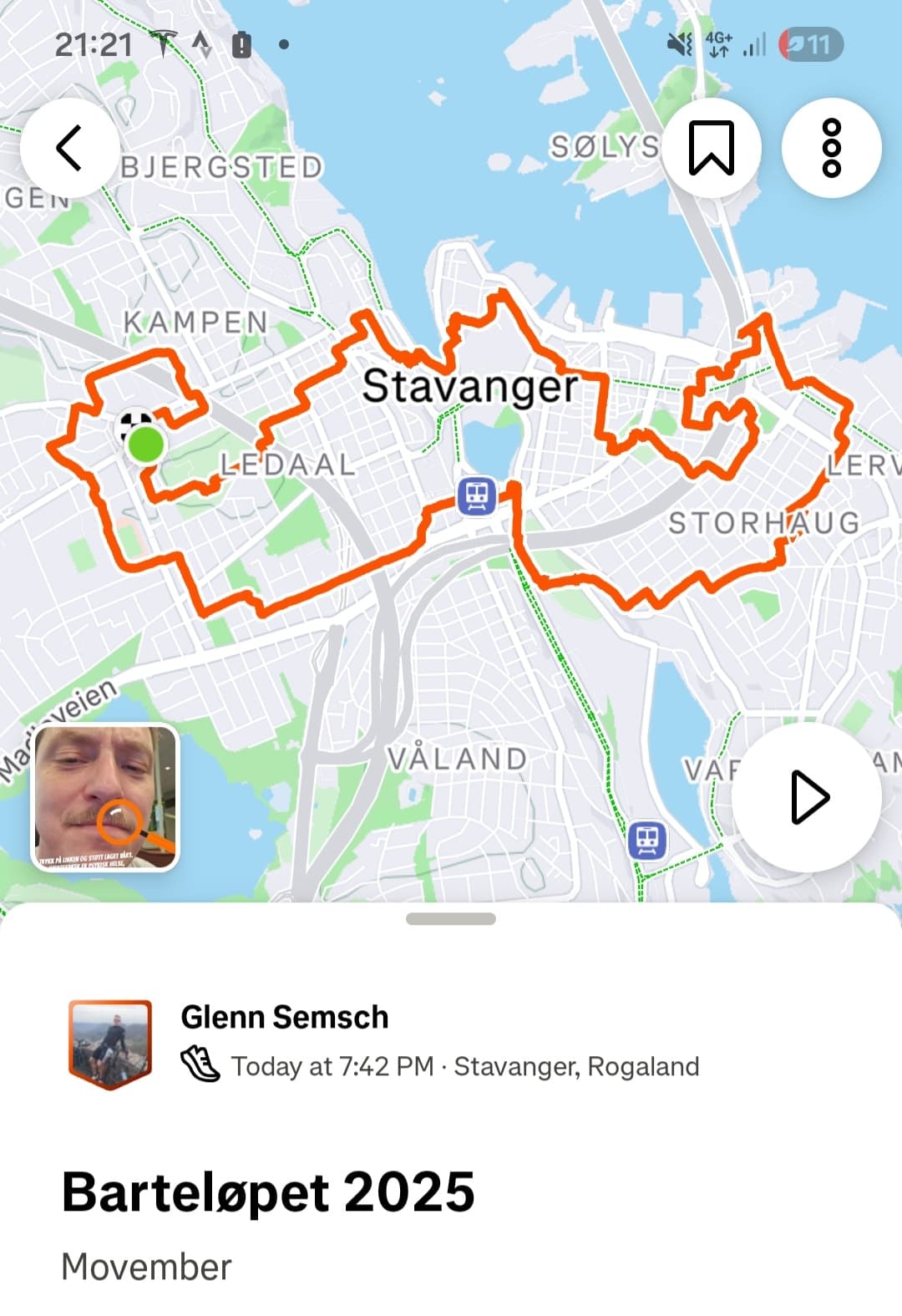 Glenn Semschs løp